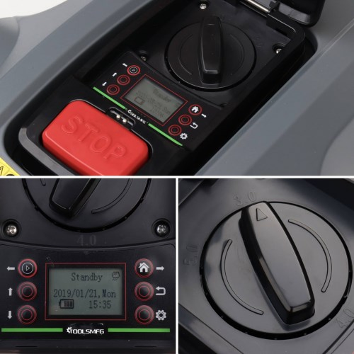 20V Brushless Robot Lawn Mower with LCD Display GS Certificate 1000m2