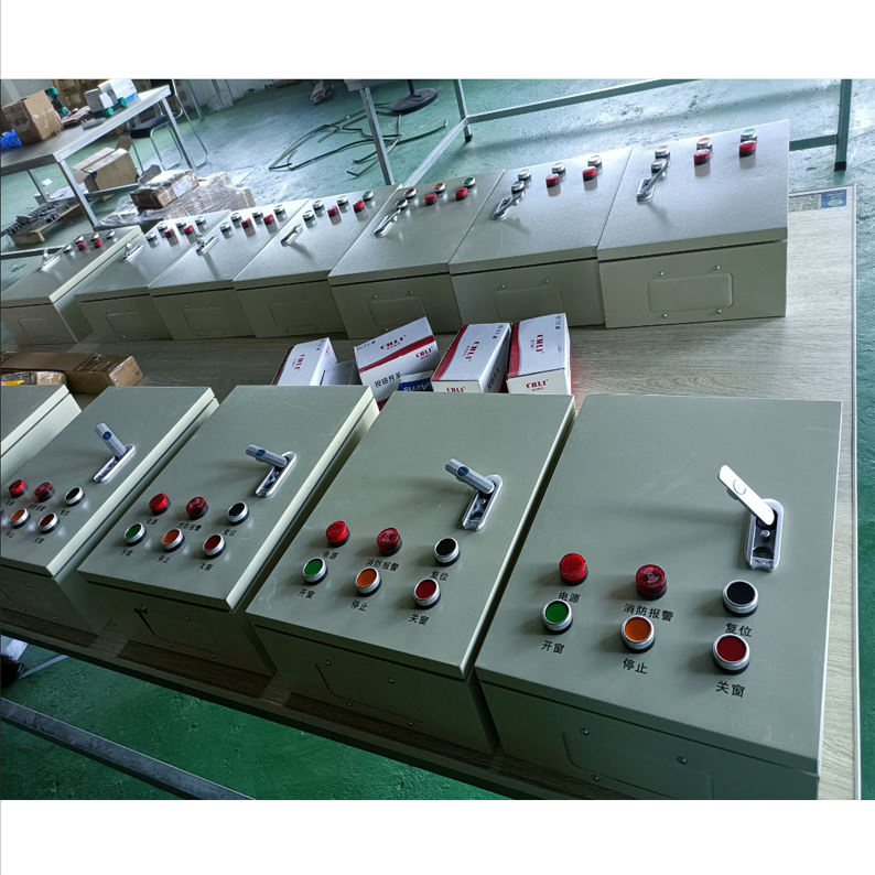 High Window Fire Protection Mechanical Electrical Control Box Linkage Electric Window Opener Opening Door Window Accessories Fire Control Box