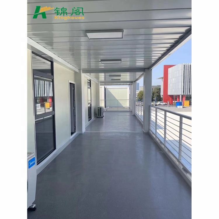 High Quality Prefabricated Glass Wall Container House for Office Use Prefab House From China Supplier