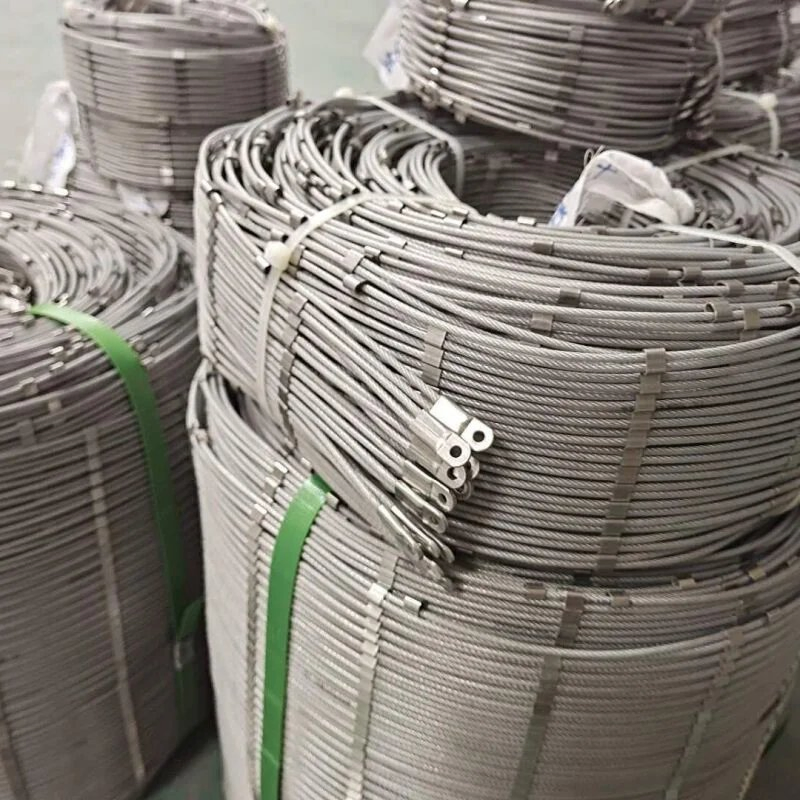 Factory Sale 304 Stainless Steel Wire Rope Mesh Woven Stainless Steel Rope Mesh for Zoo Mesh Animals Protection