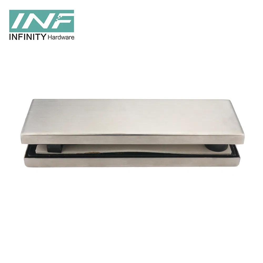 Home Hotel Brass Hardware Heavy Duty Aluminium Glass Door Patch Fittings Bathroom Accessories