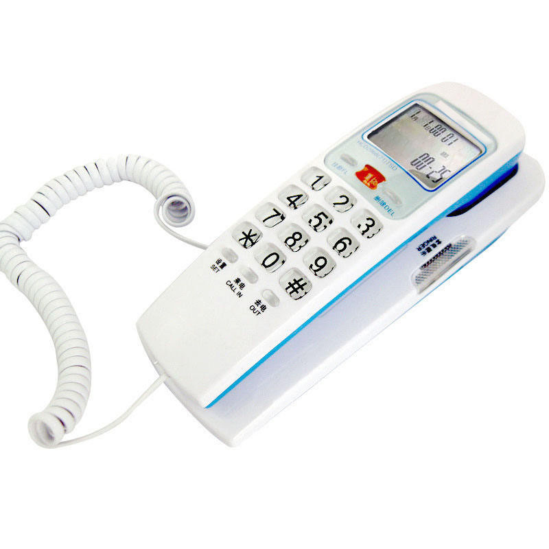 Two Optional Level Volume Button Landline Smart Telephone with Caller ID Light