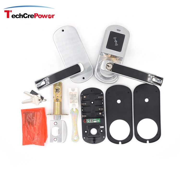 High Security Hotel Digital Electronic Keypad Read Card Door Lock