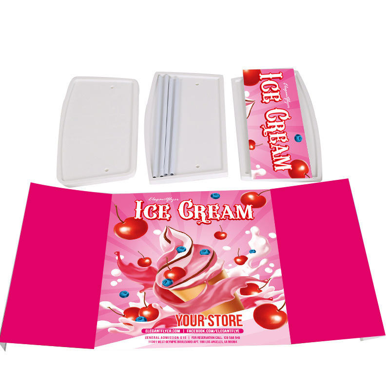 Portable Durable Light-Weight White PP/ABS Plastic Promotion Table Counter Booth Display Ready Trade Show Exhibition