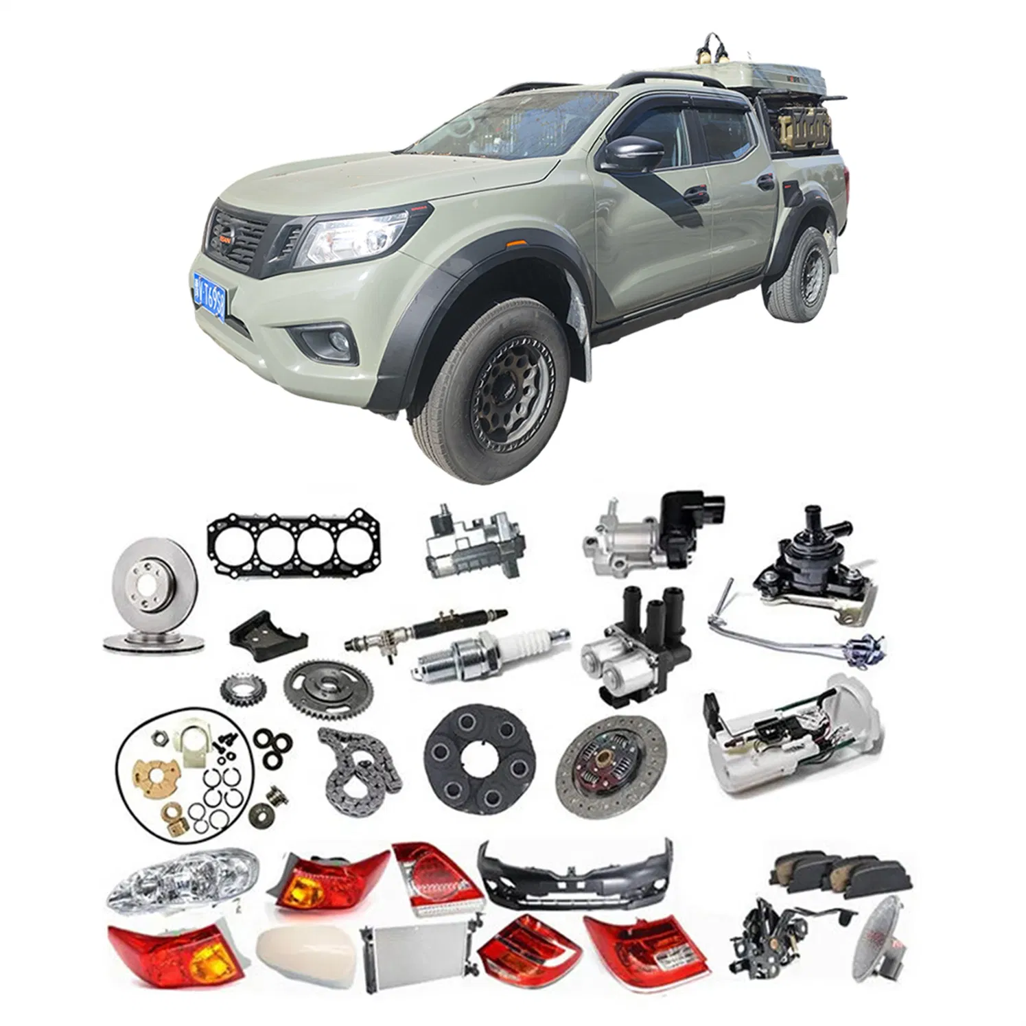 Полный комплект обвеса для Nissan Navara