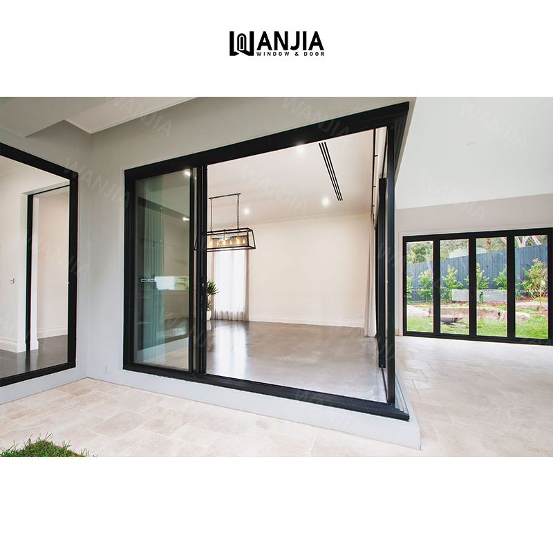 Factory Price Double Glazed Exterior Patio Metal Aluminum Sliding Aluminium Glass Door