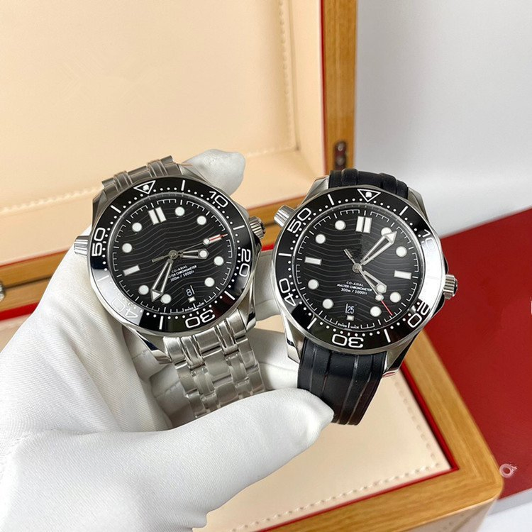 Mens Fully Automatic Stainless Steel Mechanical Luminous Ceramic Ring Watch