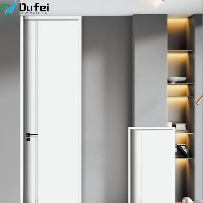 Ultrasleek and Durable Composite Swing Door with Zero-Voc for Children Room