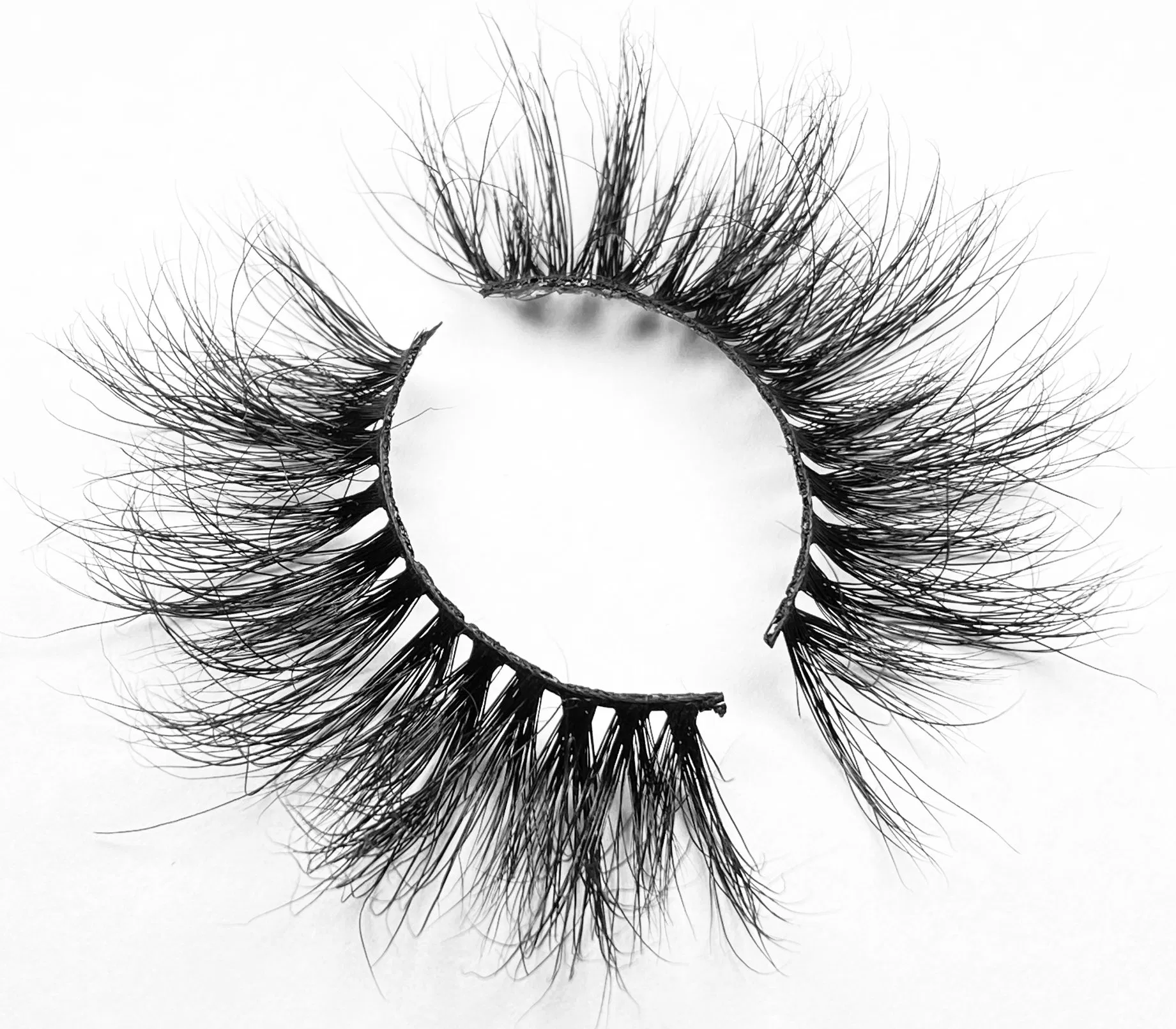 Klp47 OEM Service Private Label Packaging Box Cruelty Free Individual Fluffy False Eyelash Mink Fur Lashes 3D Mink Eyelashes