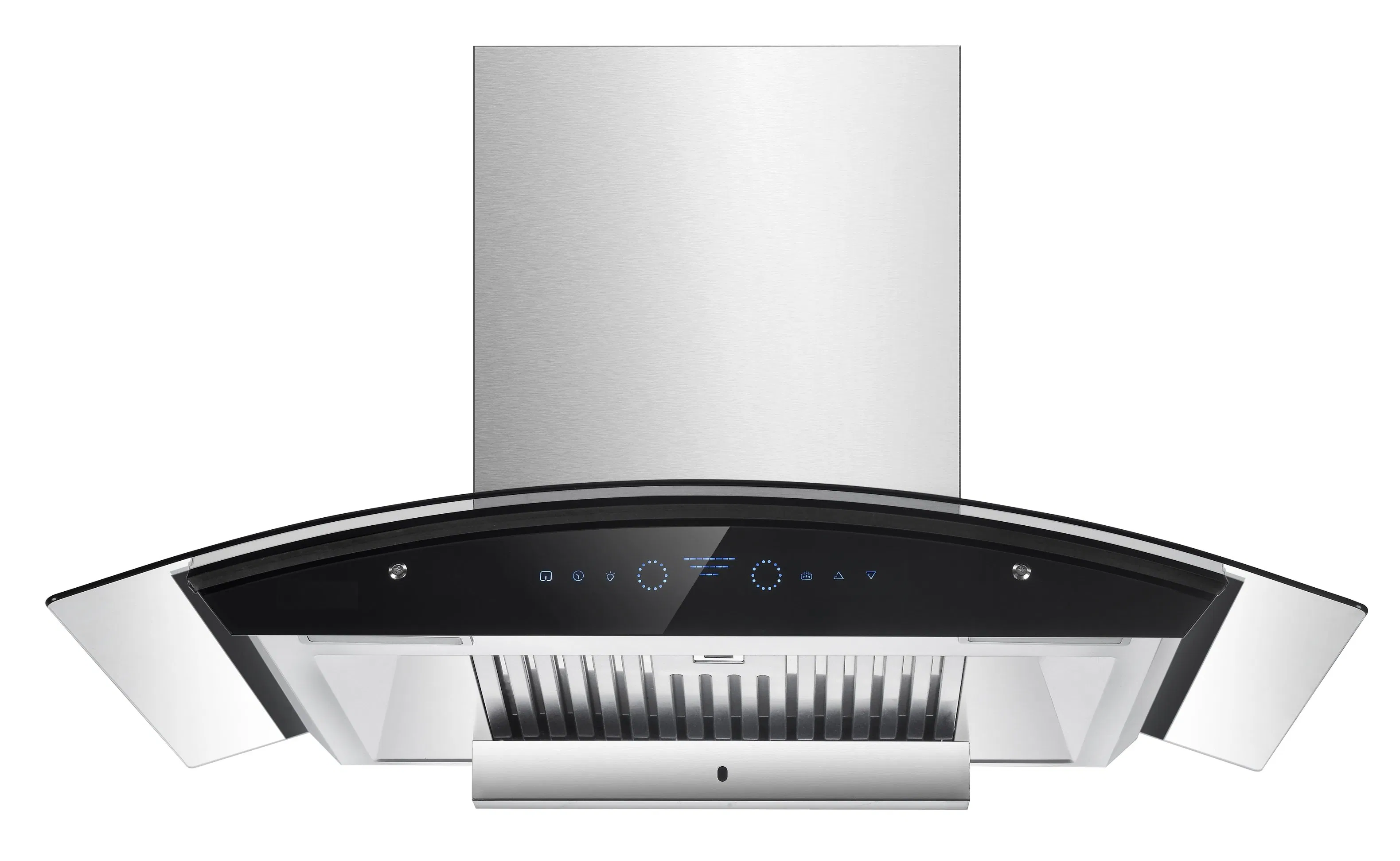 Premium 600mm Curved Glass Kitchen Range Hood with High Suction