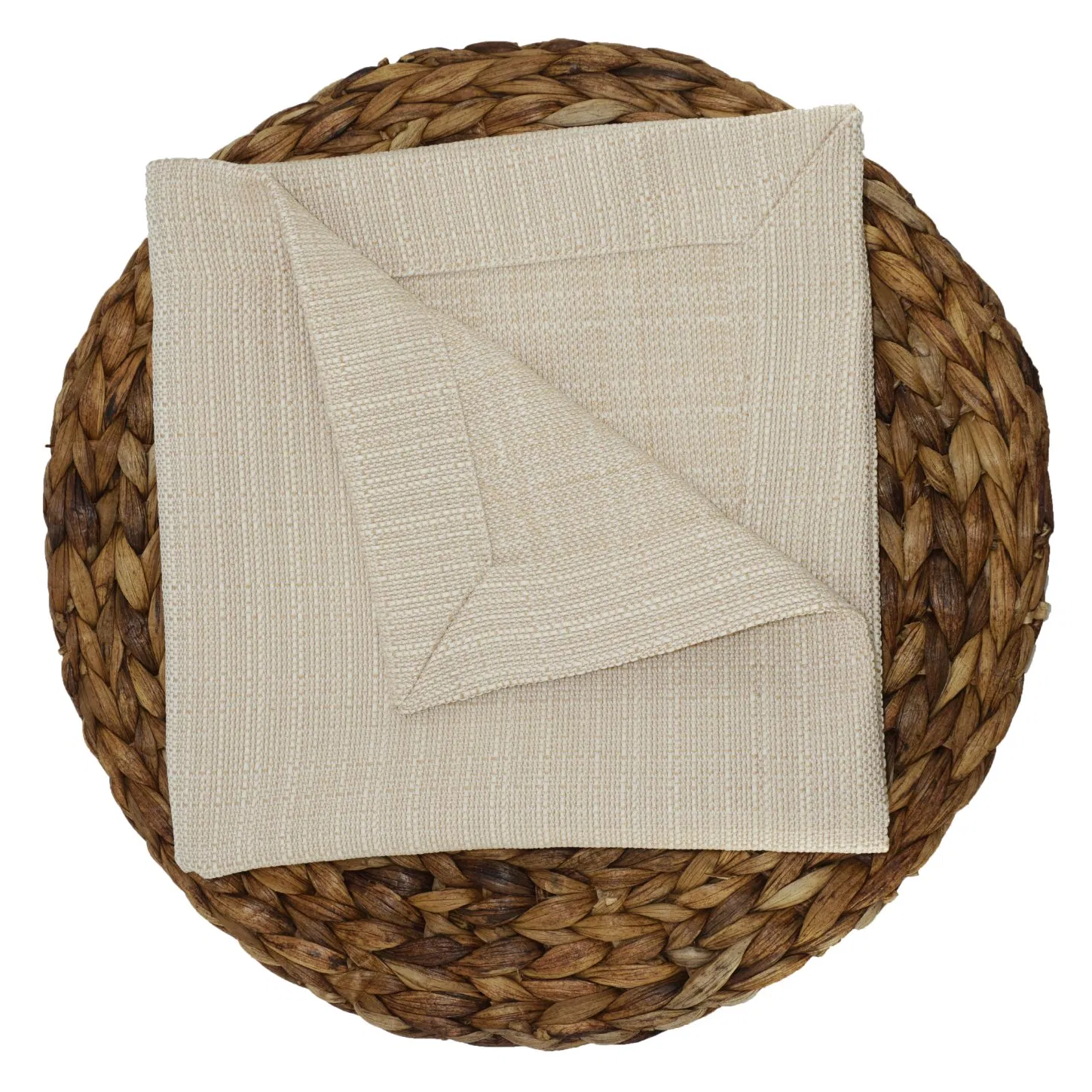 Parchment Versatile Oxford Texture Table Linens & Napkins - Premium Fabric for Elegant Events