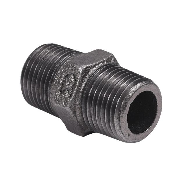 Leyon FM UL Fire Protection System Fire Fighting Fire Sprinkler System Pipe Fitting Black Hexagon Nipple