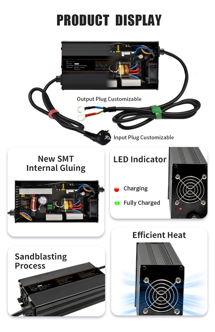 Умное зарядное устройство 2000W для LiFePO4 и других аккумуляторов