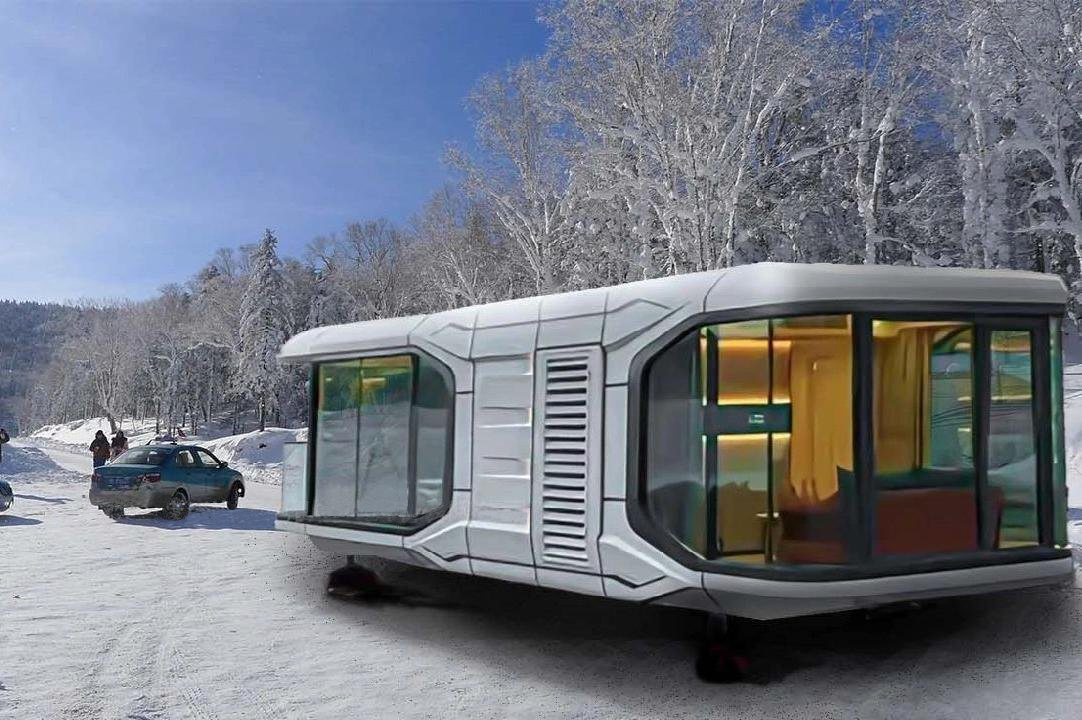 Wholesale 40FT Modern Prefabricated House Space Capsule House Mobile Cabin for Resort