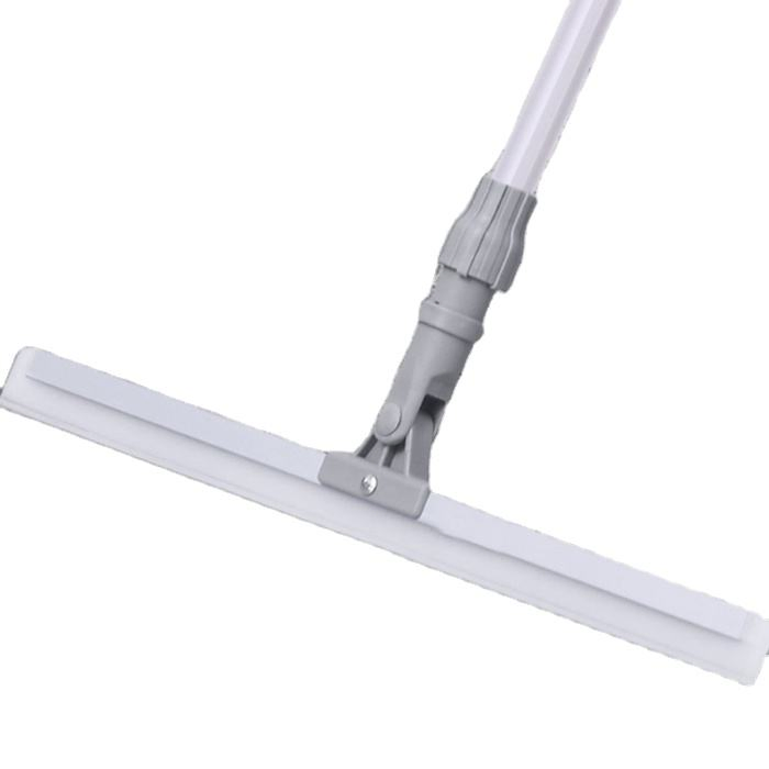 Durable Adjustable Plastic Magic Silica Gel Wiper Scraper Floor Squeegee for Sweep Bathroom Toilet White Hard Floor Modern