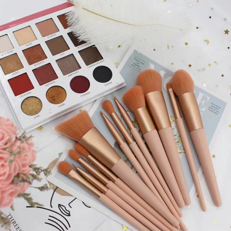 Fashionable Personalized Wooden Handle Make up Brush Private Label Cosmetic Makeup Brush Set