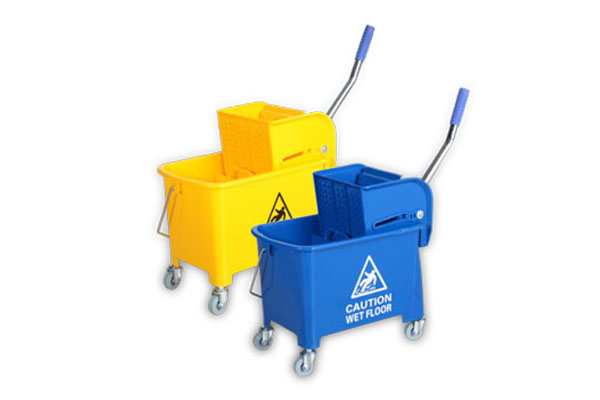 Mini 20L Mop Bucket Wringer Trolley Family Mop Bucket with Wringer