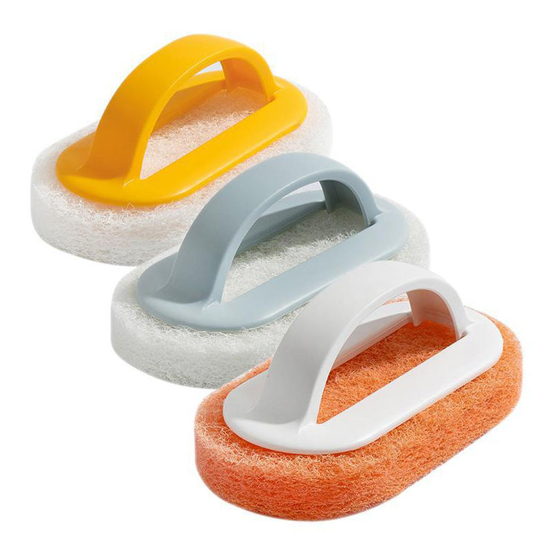 Eco-Friendly Reusable Kitchen Sponge and Ergonomic Cleaning Brush