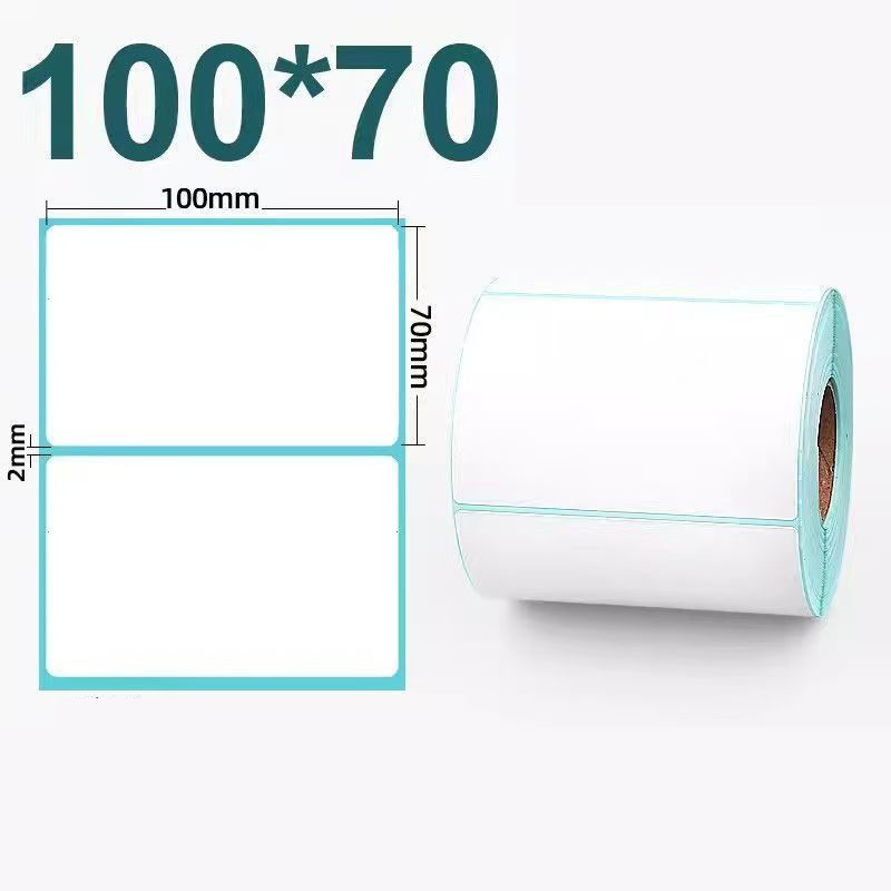 High Quality Customizable White Three-Proof Self-Adhesive Label Paper for Supermarket Labels
