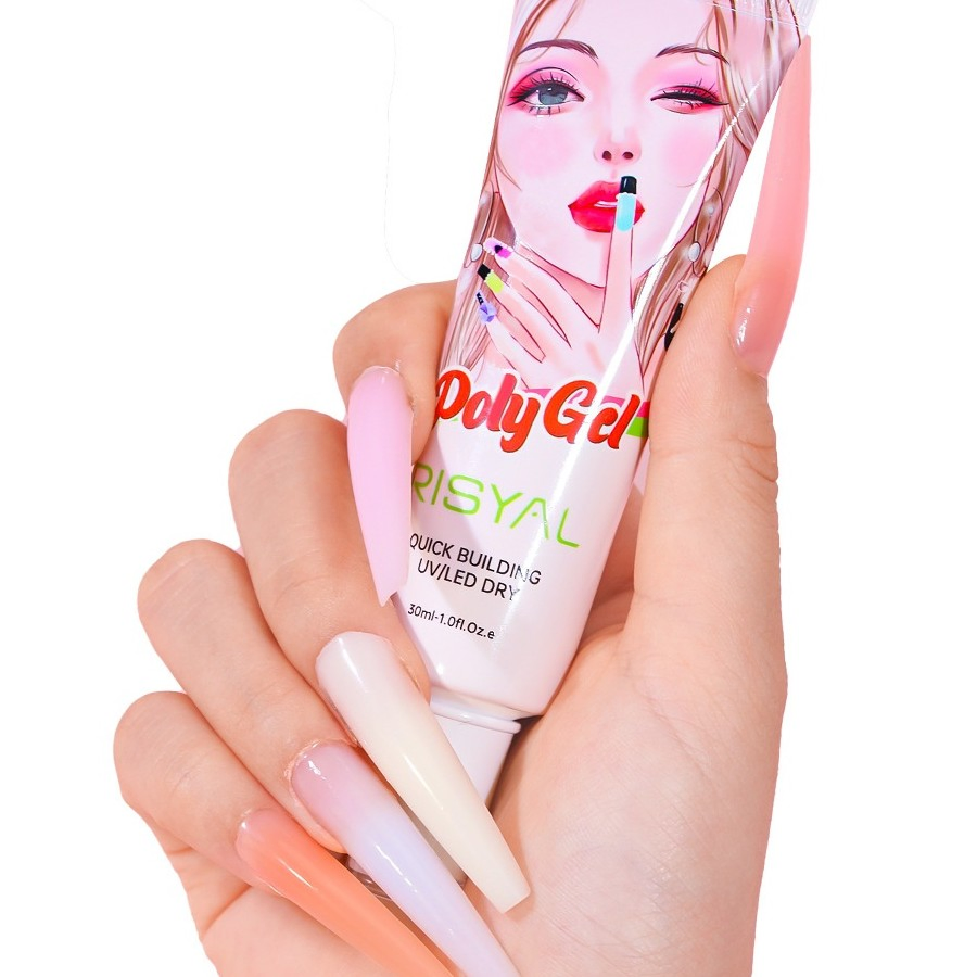 Hard Builder Nail Extension Gel No Burn Self Leveling for Professional Nail Beauty Wholesale Custom Color