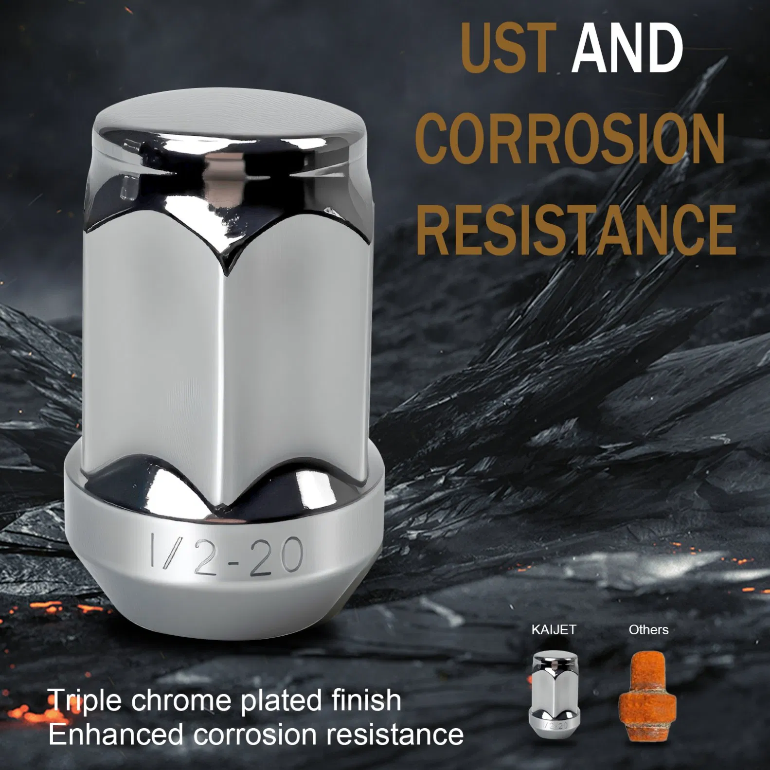 Premium Metric Carbon Steel Wheel Lug Nut