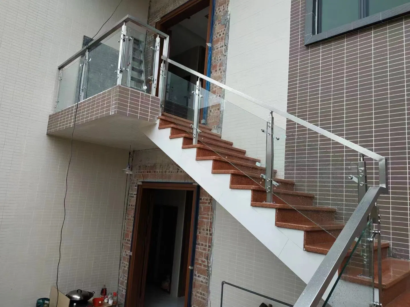 Glass Staircase Near Me Glass Hand Railing