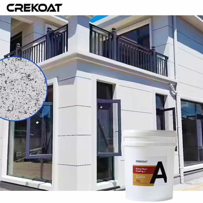 Natural Mica Flakes Black Customized Color Building Surface Granite Spray Stone Paint