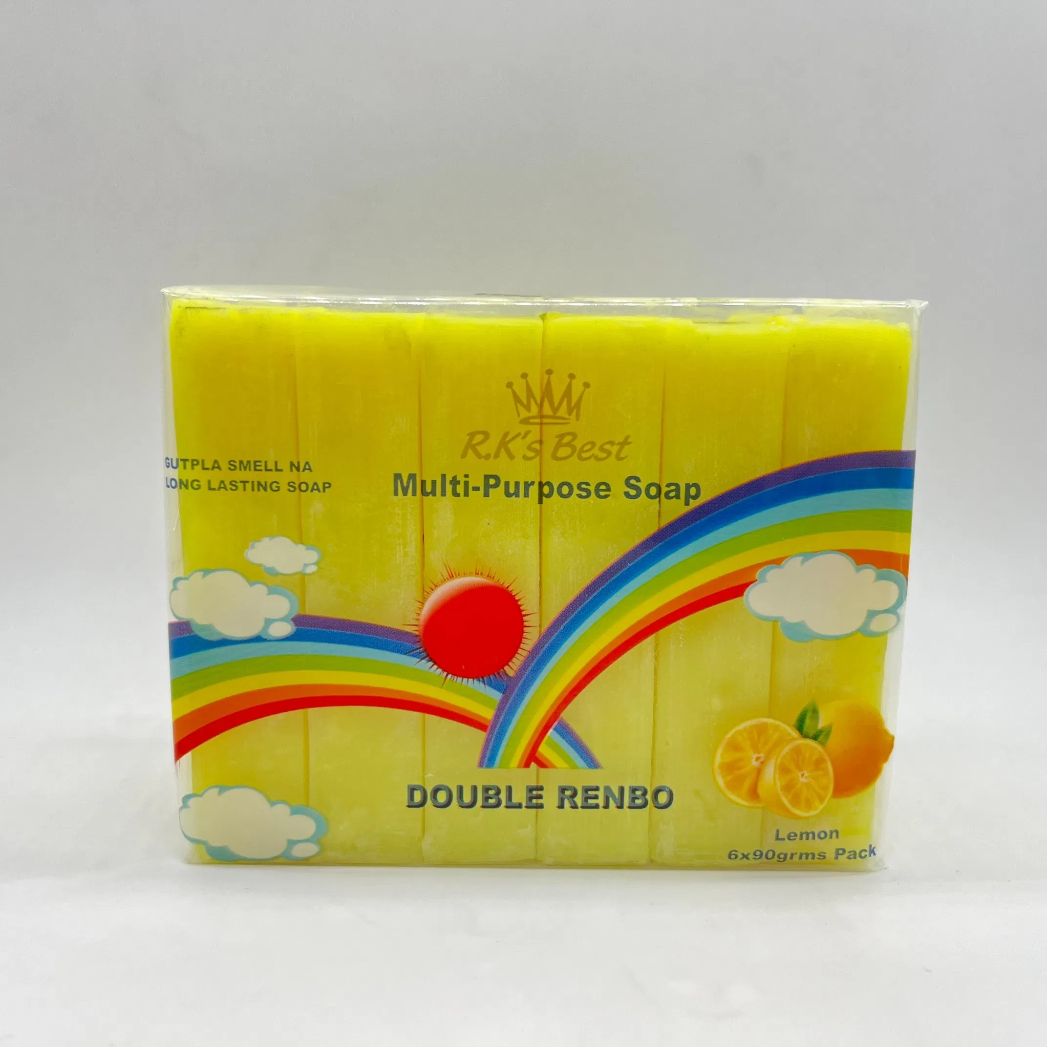 OEM Factory Multi Color Laundry Soap Bar Mixed Packaging Custom Fragrance and Size