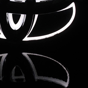 5D LED логотип-подсветка для автомобиля, дневные ходовые огни