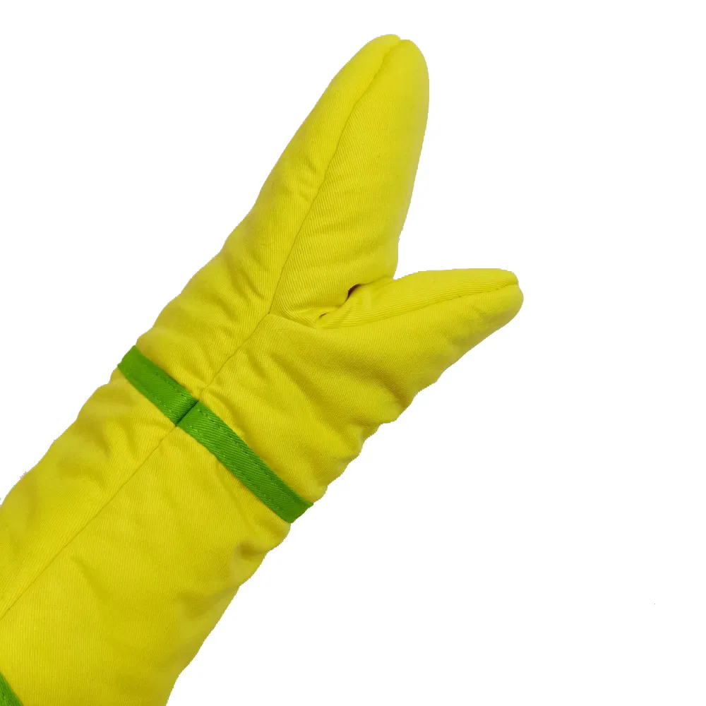 Esun Extra Thicken Long Kitchen Cotton Oven Glove for Cooking