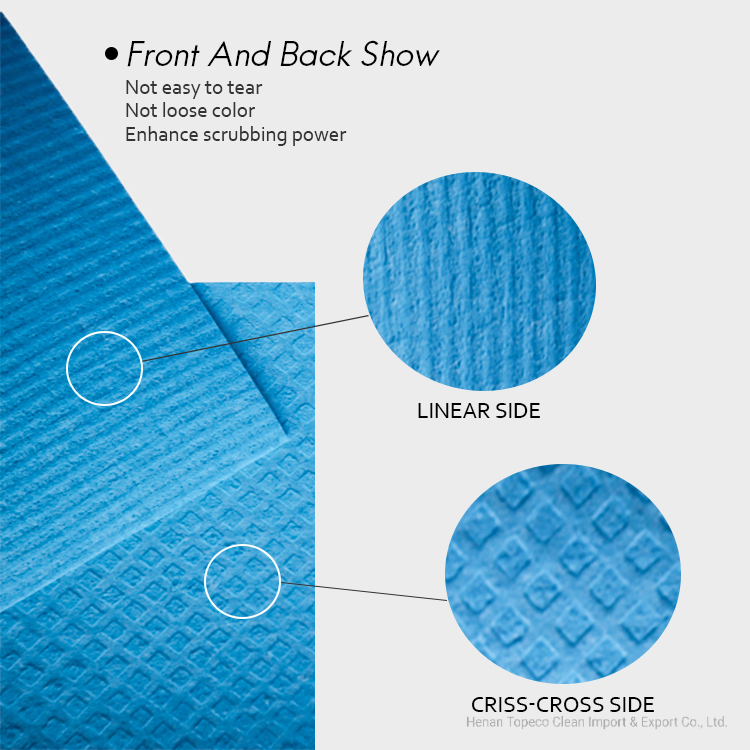 Topeco Compressed Non-Scratch Cellulose Dish Cloth Sponge White Absorbent