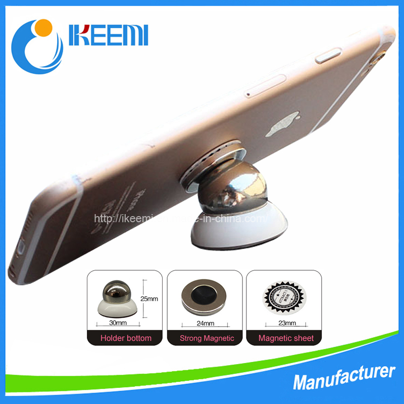 Metal Universal Magnetic 360 Degree Rotatable Car Phone Holder