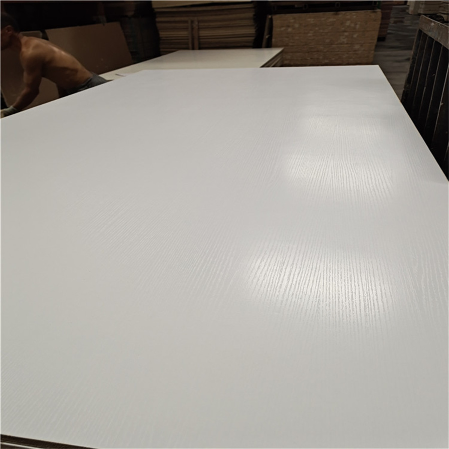 E1 Grade Melamine UV Painted Falcata Core Block Board for Furniture