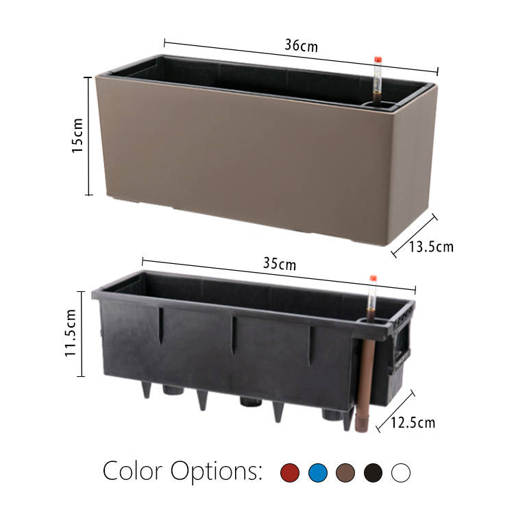 Горшки садовые пластиковые с автополивом для цветов