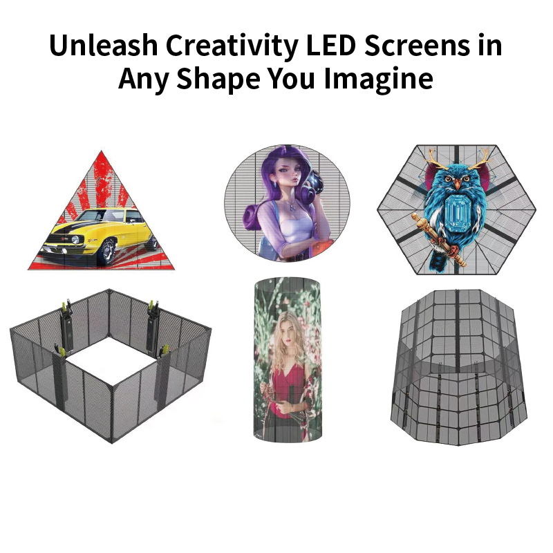 Transparent LED Display Customized Outdoor High Brightness Full Color P2.5 P3.91 P6.25 P20 Transparent LED Screen