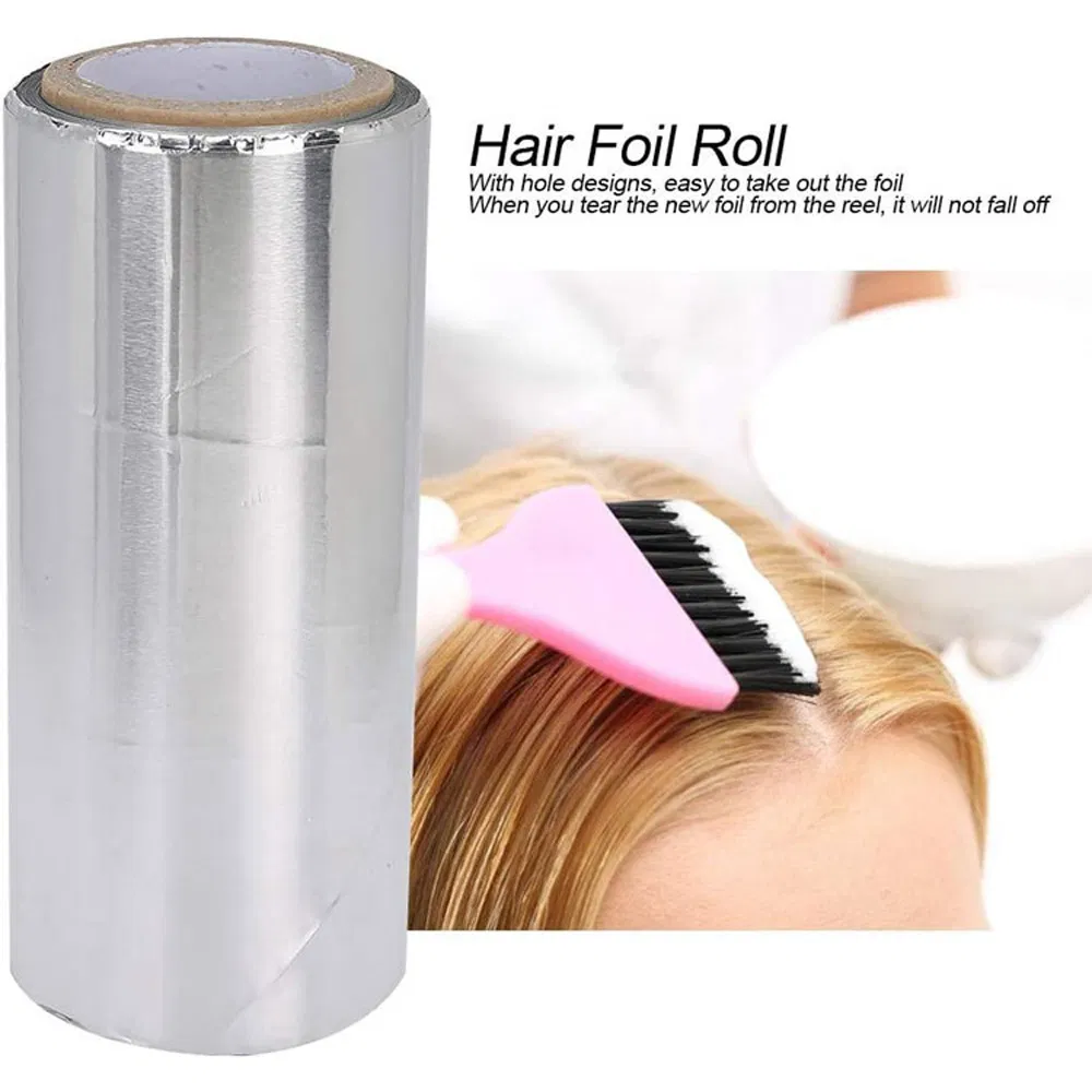 Цветная алюминиевая фольга для волос в рулонах