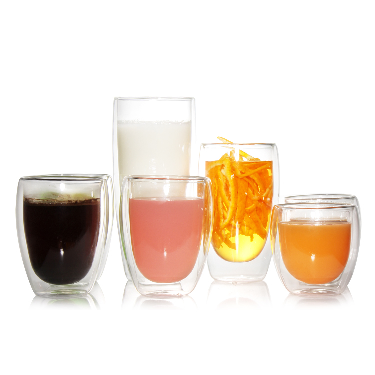 Stylish Glass Juice Cups in Multiple Sizes - Perfect for Any Occasion