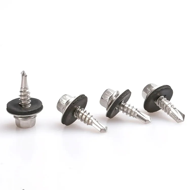 Factory Bi-Metal 5.5*50 Self Tapping Screw SS304+Ss420 Self Drilling Screw