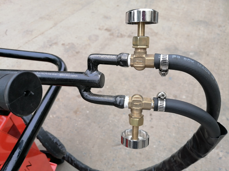 High Pressure Road Gas Heat Spray Gun in Highway Crack Repair