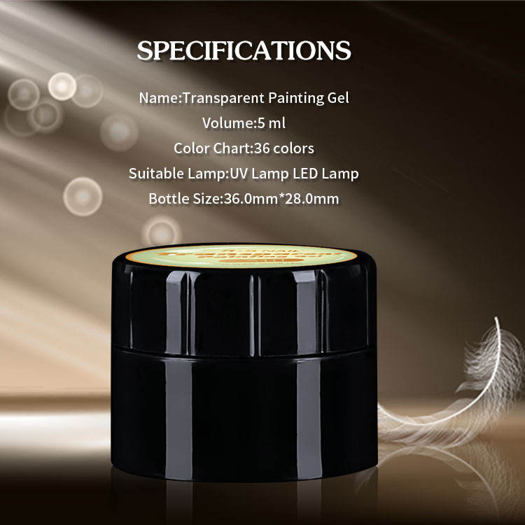 Free Samples Private Label Gel Painting Nail Art Gel Polish OEM Transparent Colors