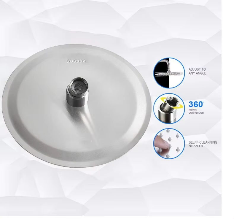 Stainless Steel Ultra-Thin Rain Shower Head