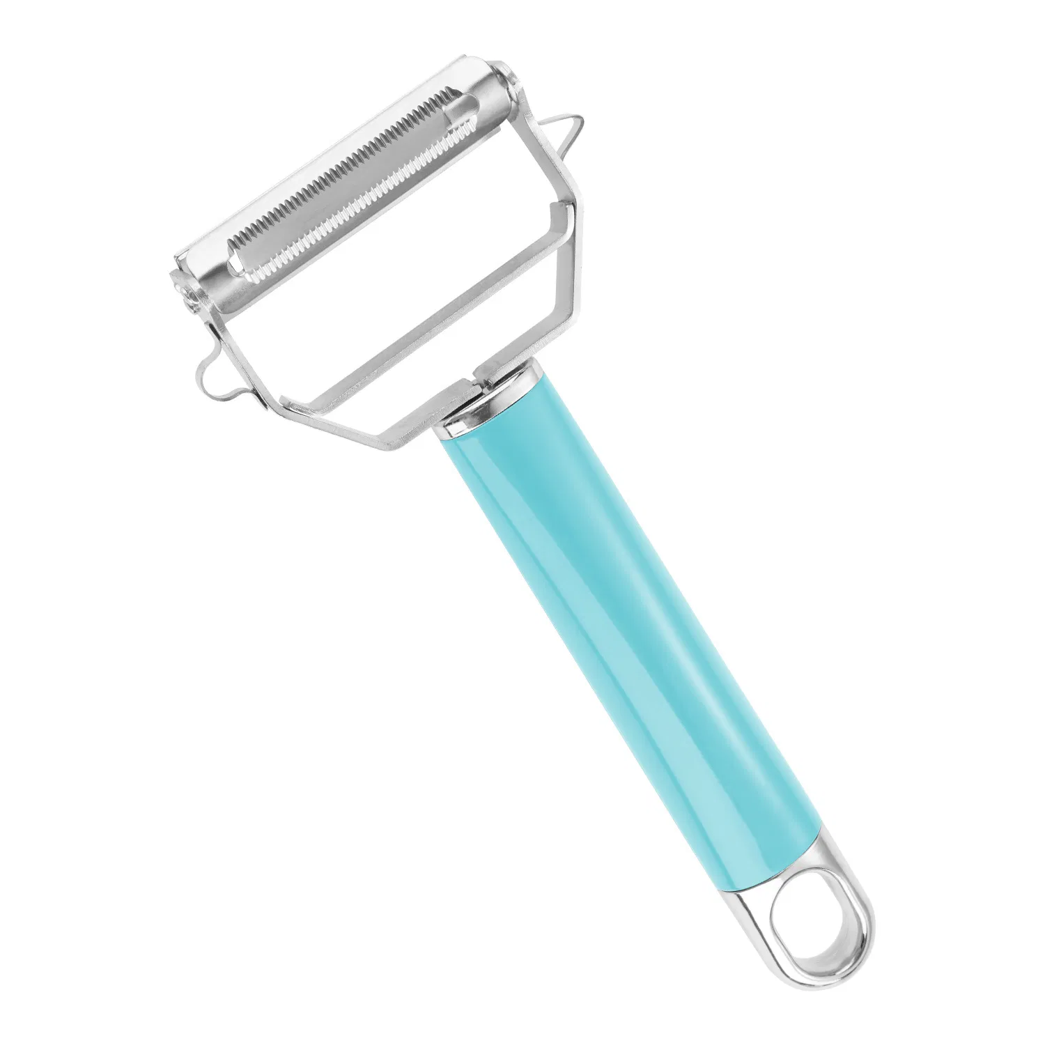 Stainless Steel Double-Ended Peeler Multi-Functional Melon Paring Knife 3-in-1 Household Double-Ended Grater