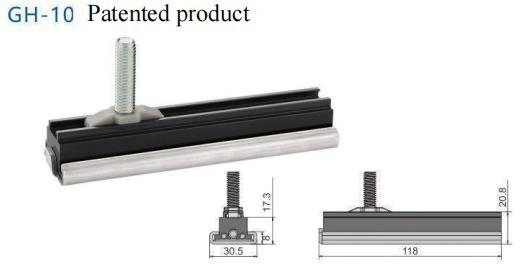 Wood Steel Aluminum Glass Sliding Door Roller Fitting Hardware Accessory Hanging Plate