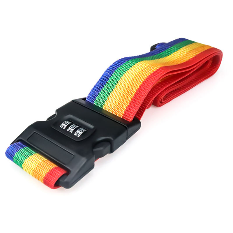 Custom Length New Travel Luggage Bag Adjustable Belt Password 3 Digitalluggage Strap Lock