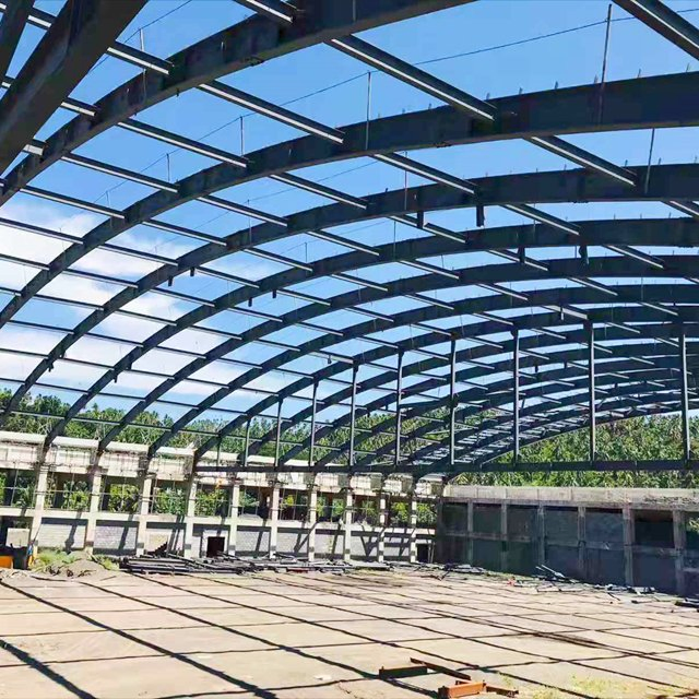 Prefab/Prefabricated Customized Large Span Storage/Workshop/Warehouse Structural Metal Frame Construction Structure Building Steel with Oversea Installation
