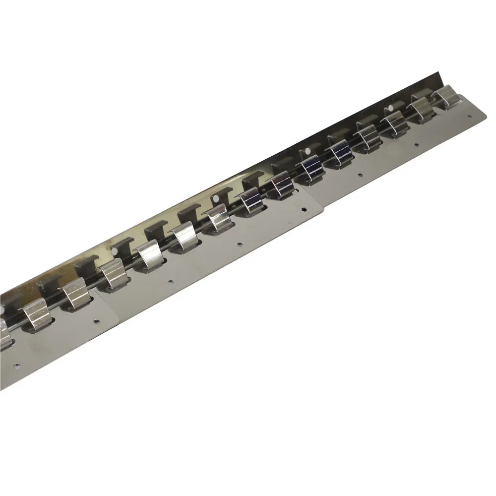 EU Style Stainless Hook on Hanging System SS304 for PVC Strip Curtain