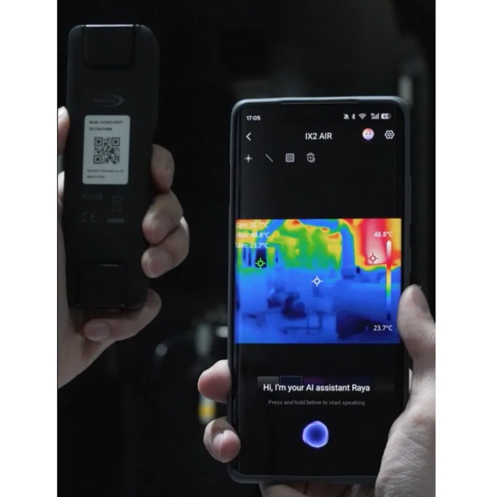 Smart and Portable Thermal Imaging Camera with ±2% Precision and Broad Temperature Range