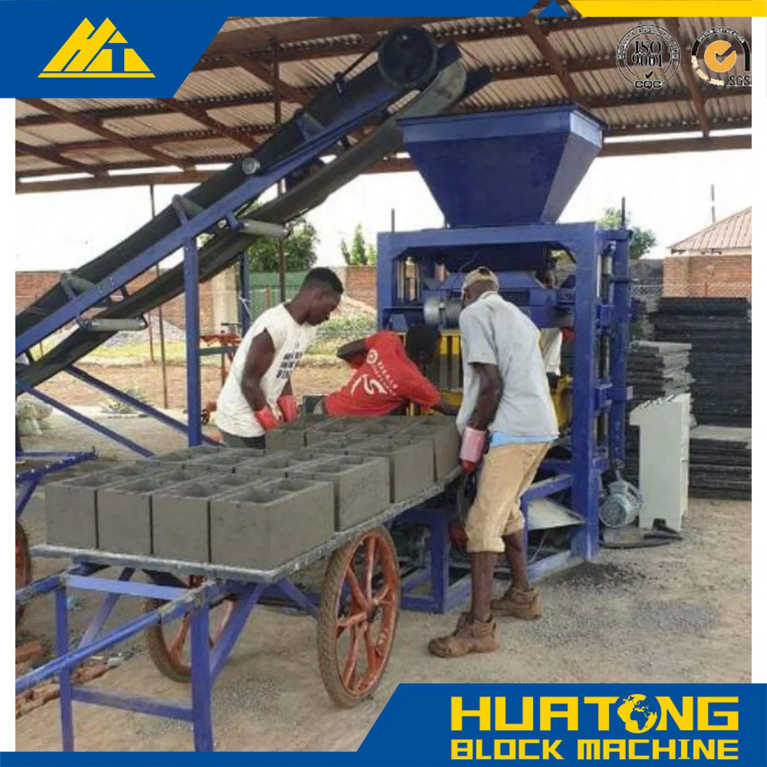 Qtj4 - 25 Automatic Concrete Block Forming Brick Making Machine