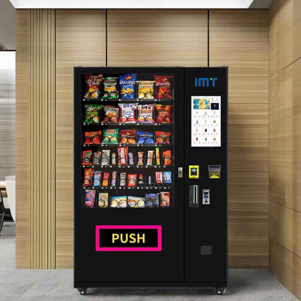 Imt Popular Smart Snack & Drink Vending Machine with Double Layer Doors
