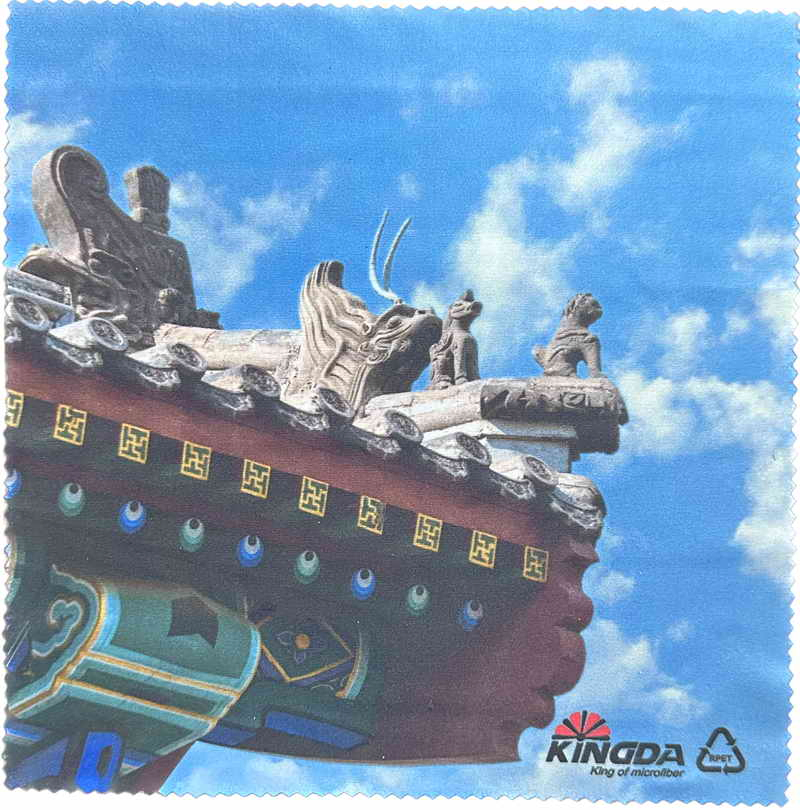 Wholesale Customised Cartoon Microfibre Cleaning Cloth Digital Printed RPET Cloth